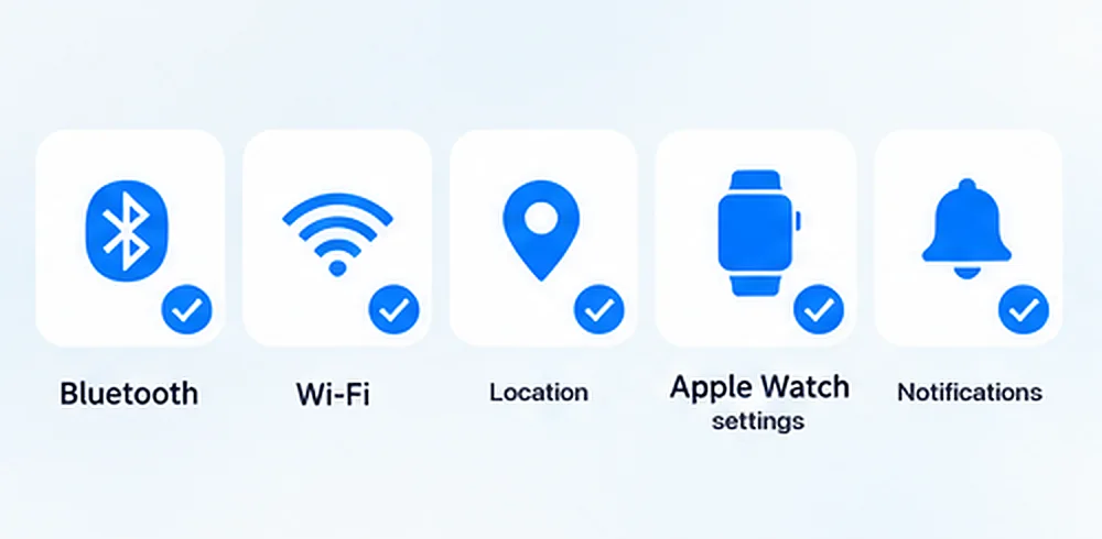 Apple Watch iPhone separation alert troubleshooting checklist